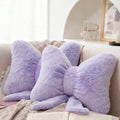 Decorative Bow Throw Pillow, Soft & Cute Bow Decor Cushion, Suitable For Bed, Sofa And Bedroom, Essential Home Decor Pillow For Spring/Summer, Birthday Gift, Perfect Gift For Family And Friends On Weddings